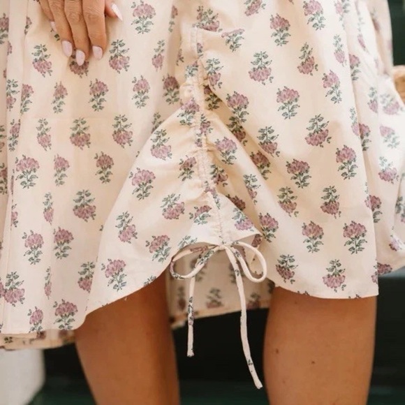 Ivy City Co Lettie Dress Purple Floral Boho Hippie Prairie Cottagecore Fairy NEW - Picture 15 of 16